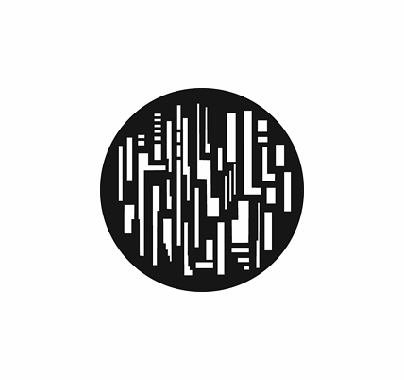 GAM 739 Linear City A Standard Steel Gobo