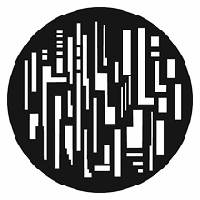 GAM 739 Linear City A Standard Steel Gobo