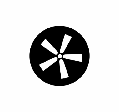 GAM 835 Ceiling Fan Standard Steel Gobo