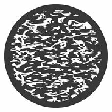 Gam 866 Ripples 2 Standard Steel Gobo Pattern