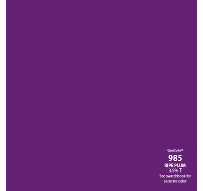 GAM 985 Ripe Plum Lighting Gel Filter Sheet 20"x24"