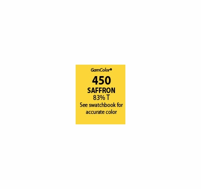 GAM GAMcolor 450 Saffron Lighting Gel Filter Sheet 20"x24"