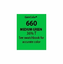 GAM GAMcolor 660 Medium Green Lighting Gel Filter Sheet 20"x24"