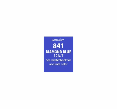 GAM GamColor 841 Diamond Blue Lighting Gel Filter Sheet 20x24 in