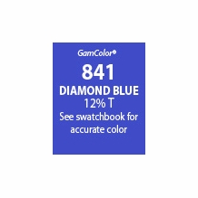GAM GamColor 841 Diamond Blue Lighting Gel Filter Sheet 20x24 in