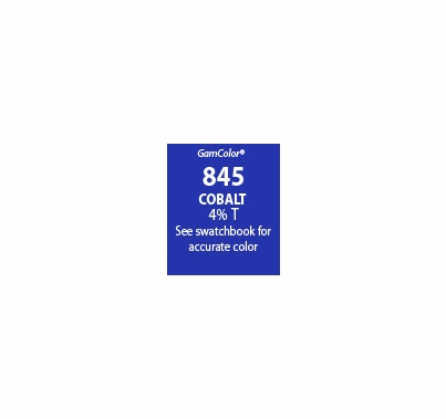 GAM GAMcolor 845 Cobalt  Lighting Gel Filter Sheet 20"x24"