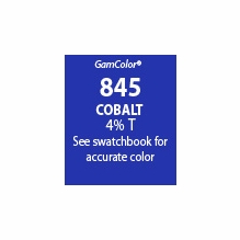 GAM GAMcolor 845 Cobalt  Lighting Gel Filter Sheet 20"x24"
