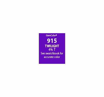 GAM GAMcolor 915 Twilight Lighting Gel Filter Sheet 20"x24"