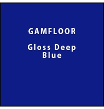GAM GAMFLOOR Gloss Deep Blue Temporary Vinyl Floor 48" x 50ft