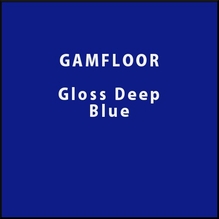 GAM GAMFLOOR Gloss Deep Blue Temporary Vinyl Floor 48" x 50ft