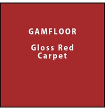 GAM GAMFLOOR Gloss Red Carpet Vinyl Floor 48" x 50ft