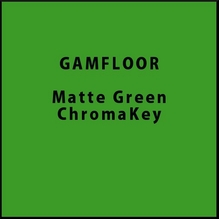 GAM GAMFLOOR Matte Green ChromaKey Vinyl Floor 48" x 50ft