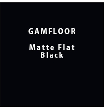 GAM GAMFLOOR Matte Soft Black Temporary Vinyl Floor 48" x 50ft