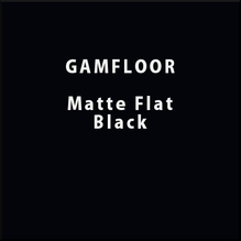 GAM GAMFLOOR Matte Soft Black Temporary Vinyl Floor 48" x 50ft