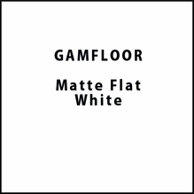 GAM GAMFLOOR Matte White Temporary Vinyl Floor 48" x 100ft