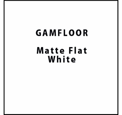 GAM GAMFLOOR Matte White Temporary Vinyl Floor 48" x 50ft