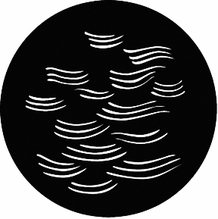 Gam Gobo 633 Wavy Breakup Standard Steel