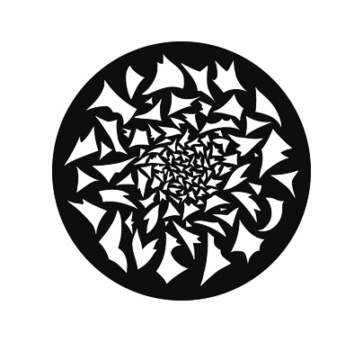 GAM Gobo 856 Graduated Breakup Standard Steel