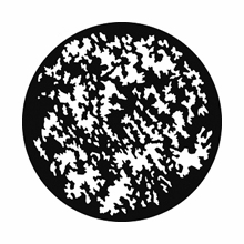 GAM Moonscape Standard Steel Gobo Pattern Breakup G643