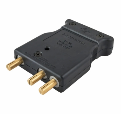 Hubbell 100A 125VAC Male Stage Pin 100 Amp Inline Plug