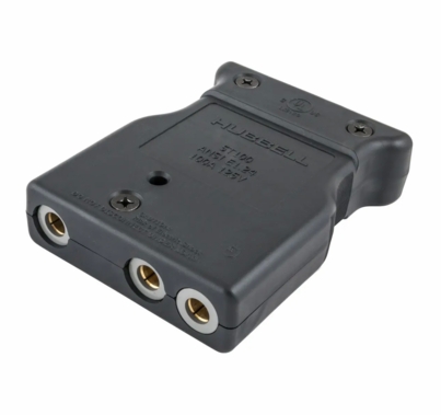 Hubbell 100A 125VAC Female Stage Pin 100 Amp Inline Connector 