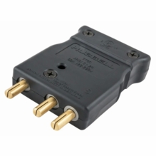 Hubbell 60A 125VAC Male Stage Pin Inline Plug 60 Amp G60M
