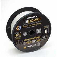 Hybrid 18/3 Wire, 100ft, Flat