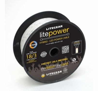 Hybrid 18/3 Wire, 100ft, Flat