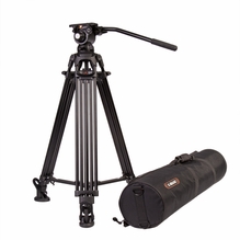 Ikan E-Image Tripod Kit 2 Stage Aluminum Legs, GH03 Fluid Head