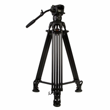 Ikan E-Image Tripod Kit 2 Stage Aluminum Legs, GH06 Fluid Head