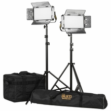 Ikan Lyra Soft Half x 1 BiColor LED 2 Light Kit