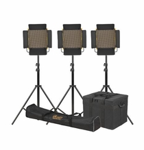 Ikan Onyx 1 x 1 Bi-Color 3-Point LED Light Kit with 3x OYB10