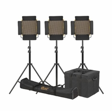 Ikan Onyx 1 x 1 Bi-Color 3-Point LED Light Kit with 3x OYB10