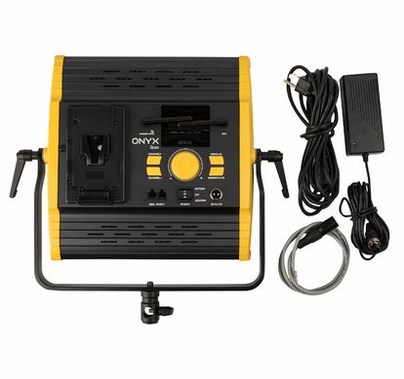 Ikan Onyx 1 x 1 Bi-Color 3200K-5600K Aluminum LED Light With V-Mount Battery Plate