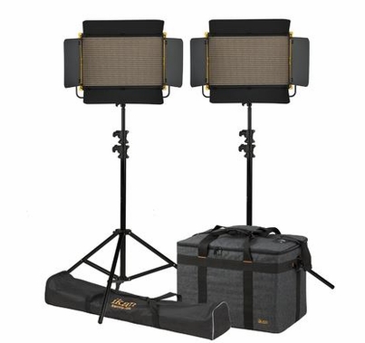 Ikan Onyx 2 x 1 Bi-Color 2-Point LED Light Kit with 2x OYB15