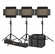 Ikan Onyx 2 x 1 Bi-Color 3-Point LED Light Kit with 3x OYB15