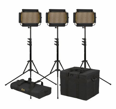 Ikan Onyx Half x 1 Bi-Color 3-Point LED Light Kit with 3x OYB5