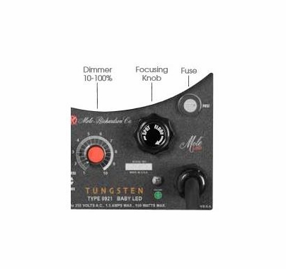 Junior LED 400w Tungsten 10" Fresnel  Non-DMX