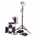 K5600 Joker News 200w HMI Daylight Kit AC/DC Anton Bauer with Case