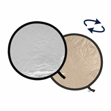 Lastolite 38" Sunlite / Soft Silver Collapsible Reflector LR3828