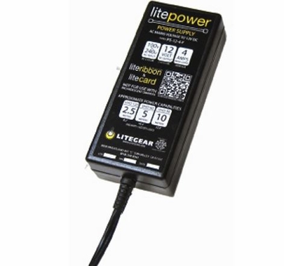 LED LiteRibbon Power Supply, 12V, 4A
