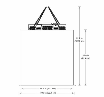 LED SpaceLite 4 Space Light 900w Tungsten