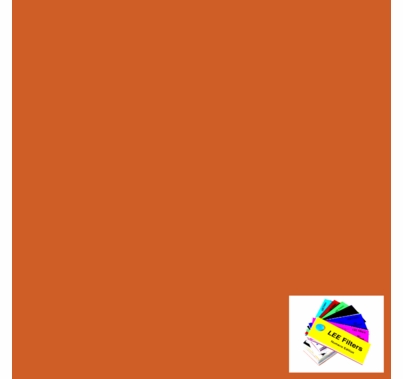 Lee 008 Dark Salmon Lighting Gel Sheet 21"x24"