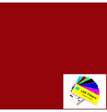 Lee 027 Medium Red Lighting Gel Filter Roll 4ft x 25ft