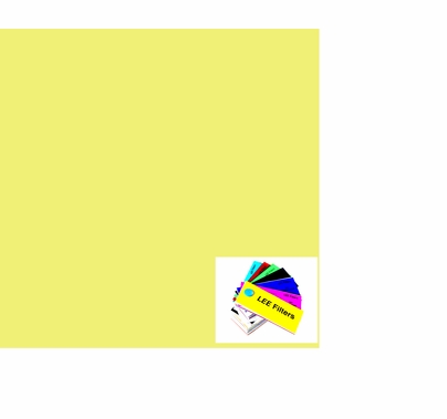 Lee 100 Spring Yellow Lighting Gel Filter Sheet 21"x24"