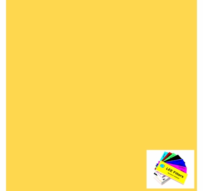 Lee 104 Deep Amber Lighting Gel Filter Sheet 21"x24"