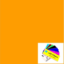 Lee 105 Orange Lighting Gel Filter Sheet 21"x24"