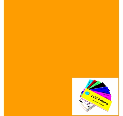Lee 105 Orange Lighting Gel Filter Sheet 21"x24"