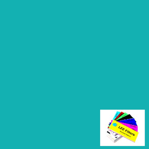 Lee 115 Peacock Blue Color Lighting Gel 21" x 24" BarnDoor