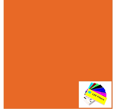 Lee 134 Golden Amber Lighting Gel Filter Sheet 21"x24"